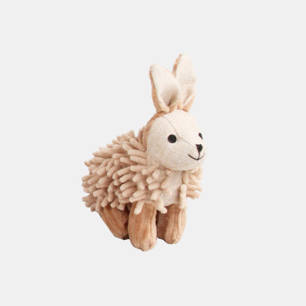 [679-15252] Pawise Dog Molar Toy Rabbit Köpek Oyuncağı Kahverengi