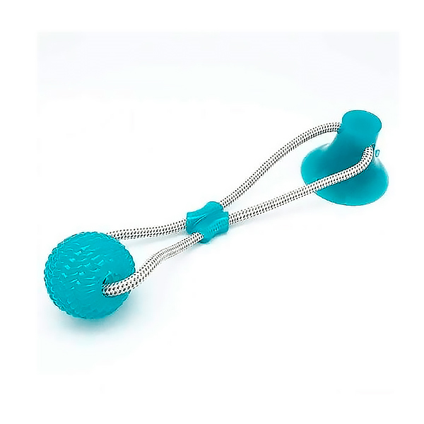 [679-14491] Pawise Dog Suction Ball Köpek Oyuncağı Mavi