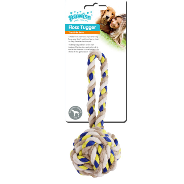 [679-14853] Pawise Floss Tugger İp Top Köpek Oyuncağı