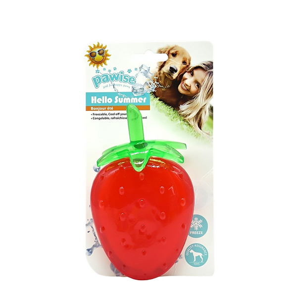 [679-14434] Pawise Hello Sunday Serinletici Çilek Şekilli Köpek Oyuncağı