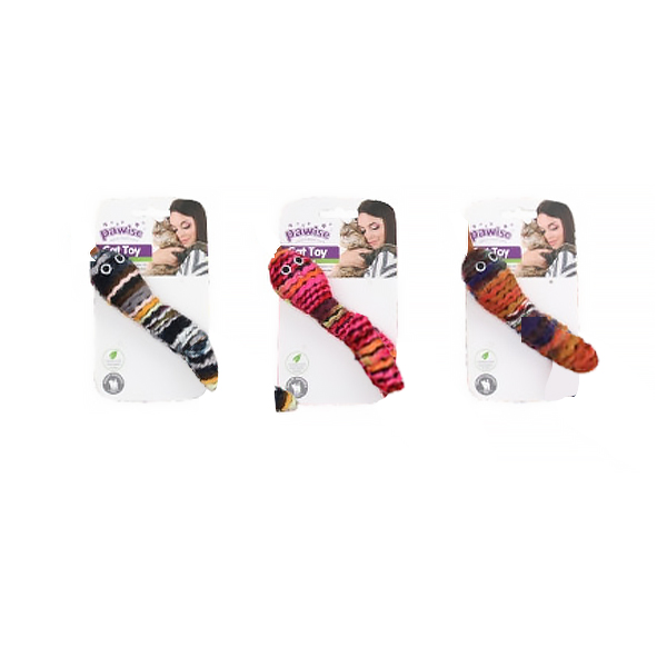 [679-28343] Pawise Meow Meow Life Yun Kurtçuk Kedi Oyuncağı