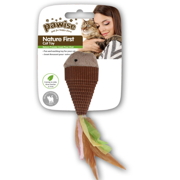 [679-28234] Pawise Nature First Balık Kedi Oyuncağı Renkli