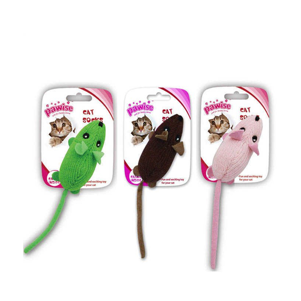 [679-28255] Pawise Simple Cat Peluş Fare Kedi Oyuncağı
