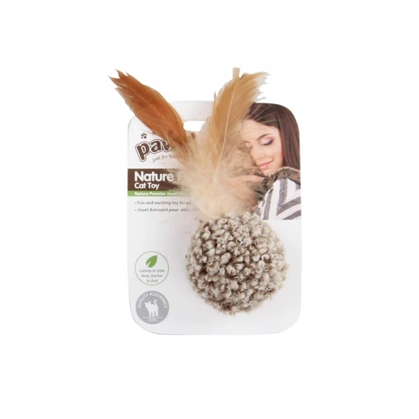 [679-28257] Pawise Simple Cat Peluş Top Kedi Oyuncağı