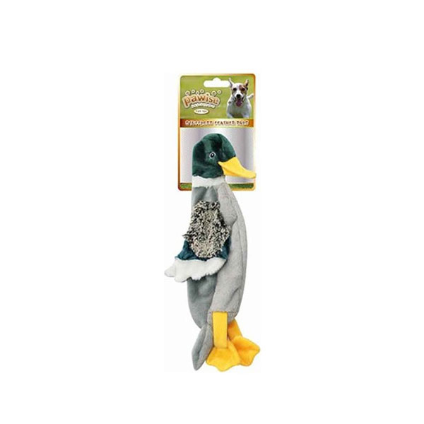 [679-15090] Pawise Stuffless Duck Squeaker Peluş Köpek Oyuncağı 35 Cm