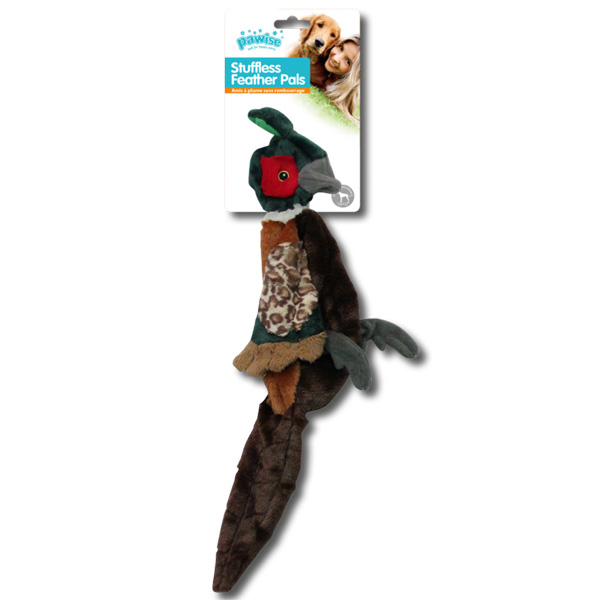 [679-15075] Pawise Stuffless Pheasant Peluş Köpek Oyuncağı 35 Cm