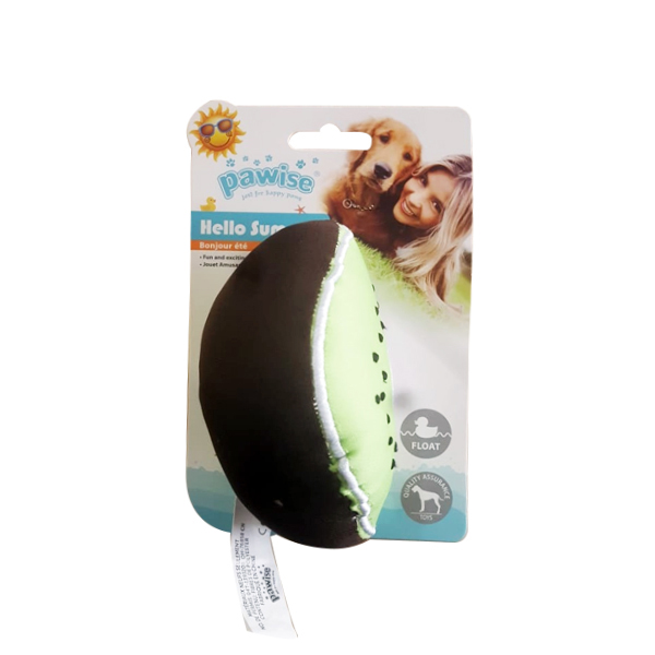 [679-15232] Pawise Summer Toy Suda Batmayan Kivi Köpek Oyuncağı Kahverengi/Yeşil