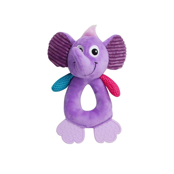 [679-15033] Pawise Vivid Life Hollow Elephant Peluş Köpek Oyuncak Renkli