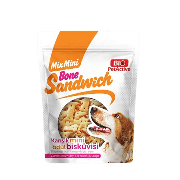 [8698931092472] Pet Active Karışık Mini Köpek Ödül Bisküvisi 200 Gr