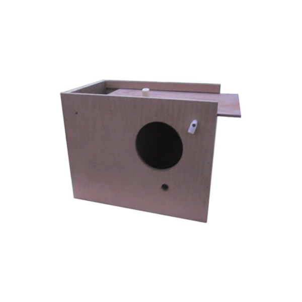 [981-008] Pet Garden Kuş Küçük Tahta Yuvalık
