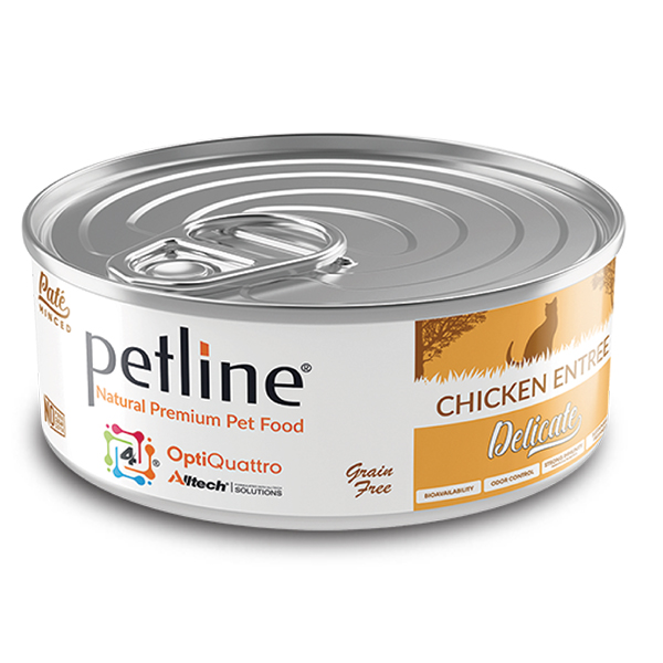 [8681546091046] Petline Natural Delicate Tavuklu Pate Hassas Yetişkin Konserve Kedi Maması 80 Gr