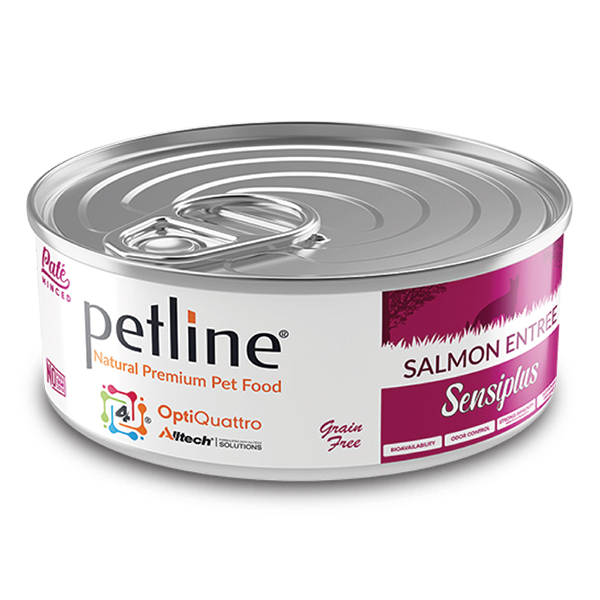 [8681546091060] Petline Natural Somonlu Pate Kısırlaştırılmış Konserve Kedi Maması 80 Gr