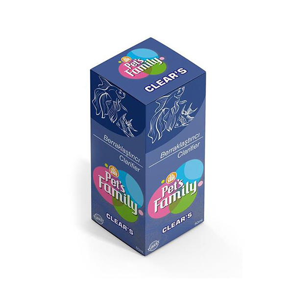 [301-029] Pets Family Clears Akvaryum Su Berraklaştırıcı 50 Ml