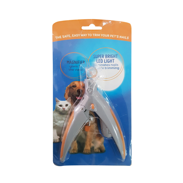 [677-2518] Pets Kedi ve Köpek Tırnak Makası Led Lambalı Renkli
