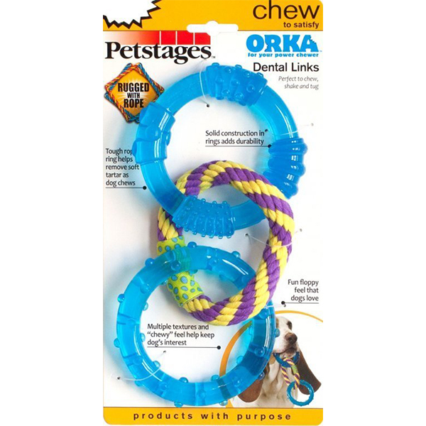 [871864002390] Petstages Orka Triples Links Halkalı Köpek Oyuncağı