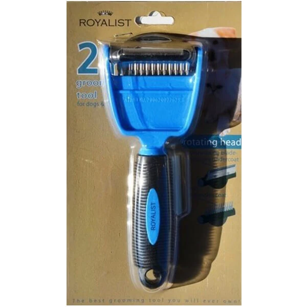 [RL-00762] Royalist Grooming Çift Taraflı İnce ve Kalın Uçlu Köpek Tarağı