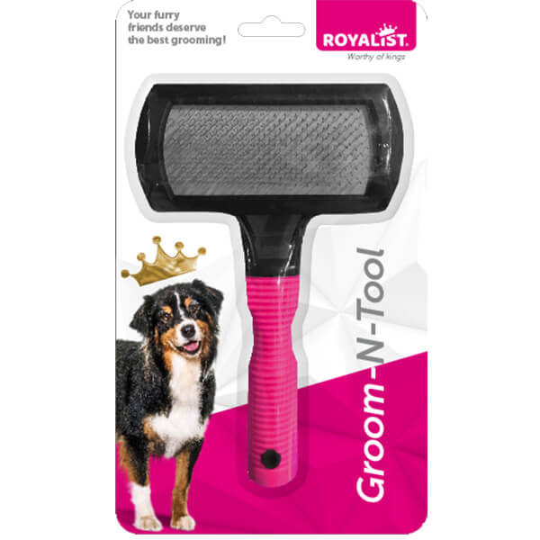[RL-02145] Royalist Çift Taraflı İnce Uçlu Yumuşak Saplı Köpek Tarağı
