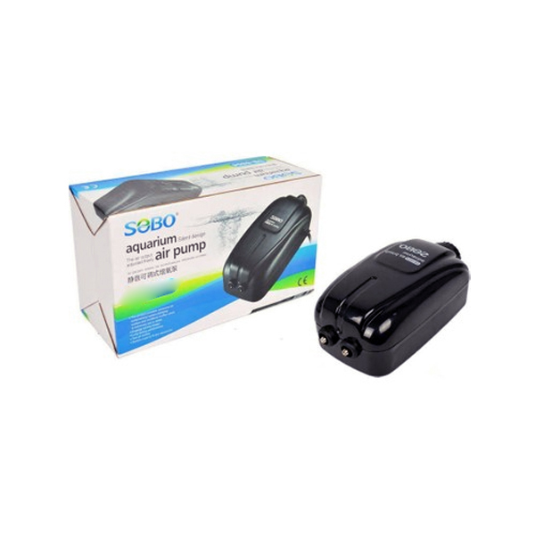 [745-SB-8806] Sobo Akvaryum Hava Motoru 2 Çıkışlı 4.5W 5 Lt/dk