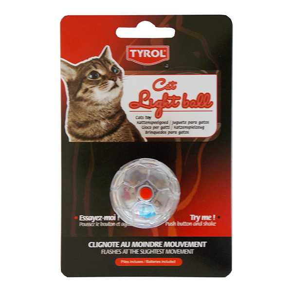 [596-470650ASD] Vitalveto Renkli Işıklı Top Kedi Oyuncağı
