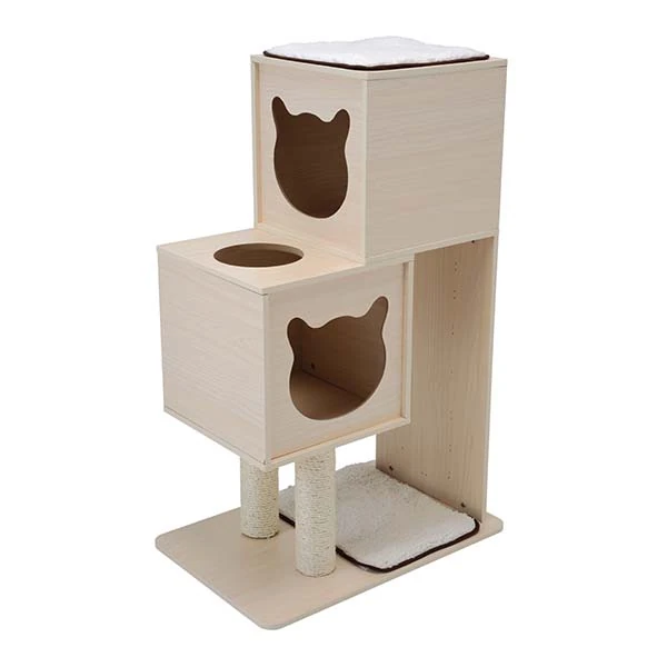[IGT451] İmac Trudy Ahşap Kedi Tırmalama Tahtası 60x40x94.5 Cm