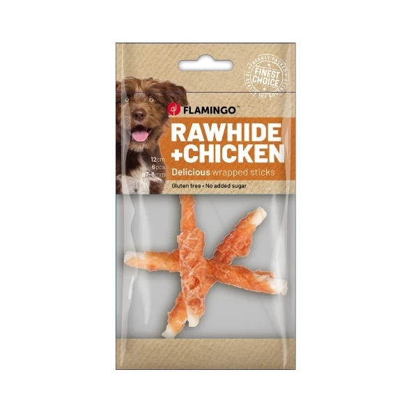 Flamingo Tavuklu Köpek Ödül Çubuğu (70 Gr, 40 Cm)