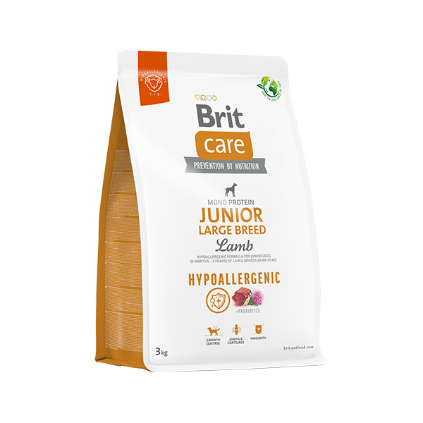Brit Care Hypo-Allergenic Kuzu Etli Büyük Irk Yavru Köpek Maması 3 Kg