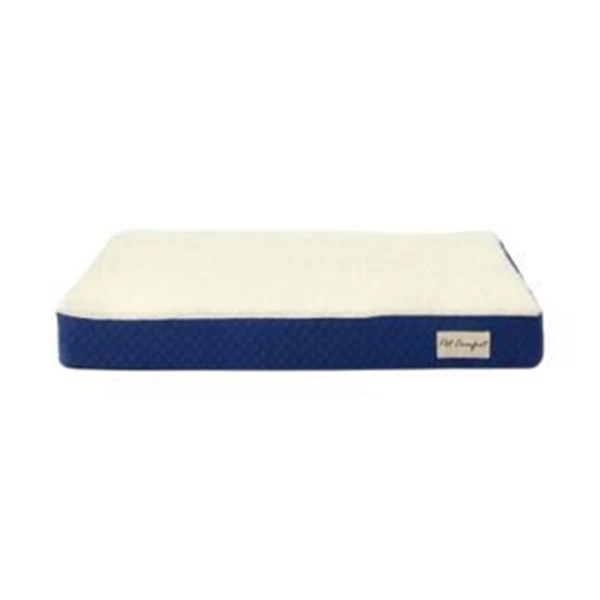 Pet Comfort Lima Ortopedik Peluş Kedi ve Köpek Yatağı (Gri, 110x75x12 Cm, Small)
