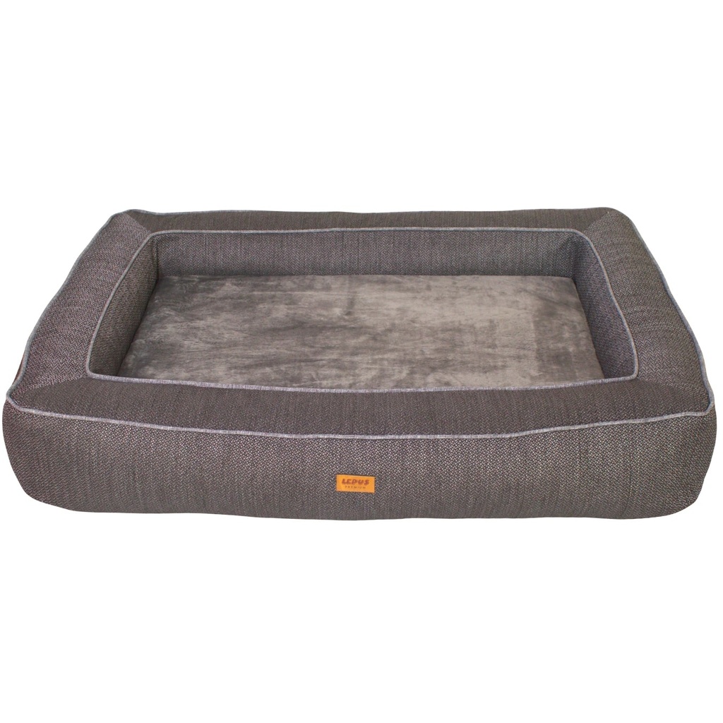 Lepus Comfort Kedi ve Köpek Yatağı (Gri, 80x55x17 Cm, Large)