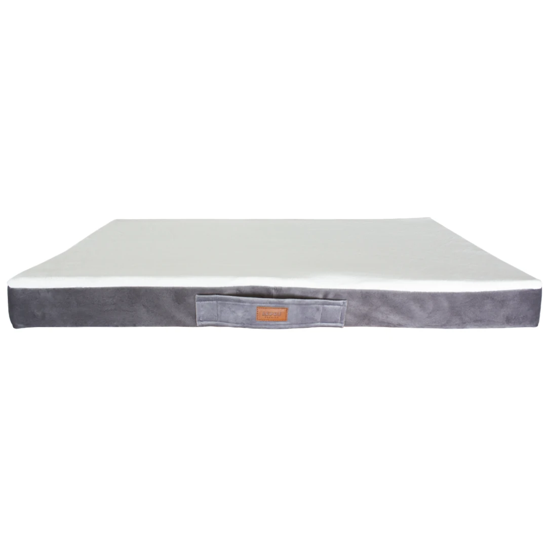 Lepus Sponge Bed İç Mekan Kedi ve Köpek Yatağı (Gri, 45x75x8 Cm, Large)