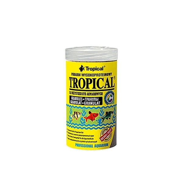 Tropical Granulat Yüksek Proteinli Granül Balık Yemi (500 Gr, 100 Ml)