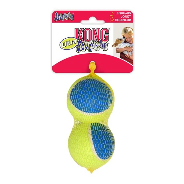 Kong Squekair Ultra Top Köpek Oyuncağı (8 Cm, 3 Adet)