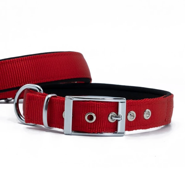 Doggie Elit Dokuma Köpek Boyun Tasması (Mor, 3x42-50 Cm, Small)