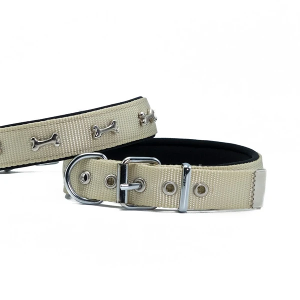 Doggie Konfor Dokuma Kemikli Köpek Boyun Tasması (3x42-50 Cm, Large)