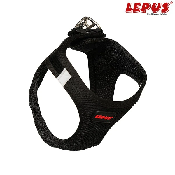 Lepus Köpek Göğüs Tasması (Siyah, Small)