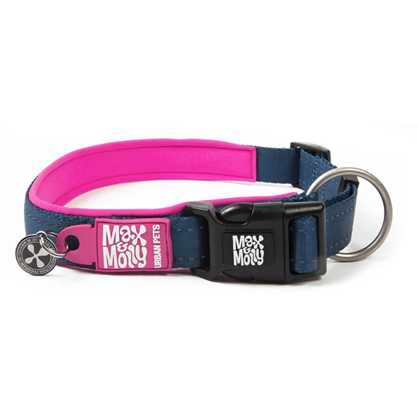 Max & Molly Smart ID Matrix Köpek Boyun Tasması (Pembe, 1x22-35 Cm, Small)