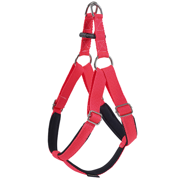Actirex Neon Köpek Göğüs Tasması Kırmızı (Pembe, 1.5x35-40 Cm, Small)