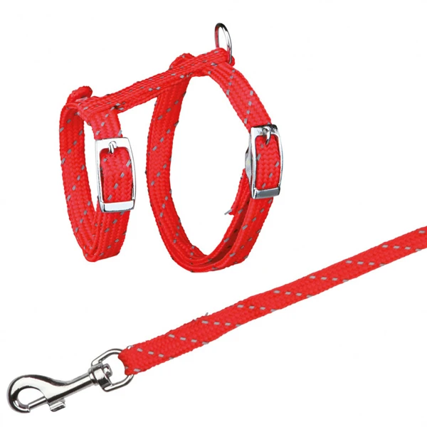 Trixie Kedi Göğüs Tasma Seti (Mor, 10 Mm 22-42 Cm)