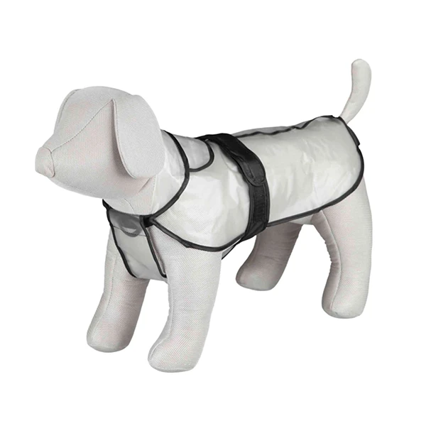 Trixie Köpek Transparan/Şeffaf Yağmurluk Siyah (30 Cm, Small)