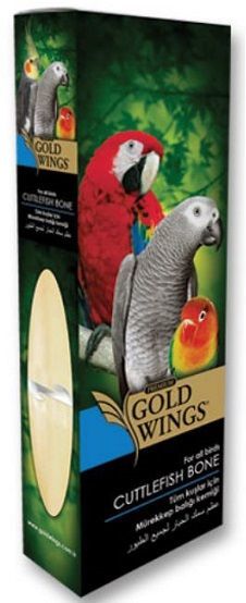 Gold Wings Premium Doğal Mürekkep Baliği Kemiği (15 Gr, Small)