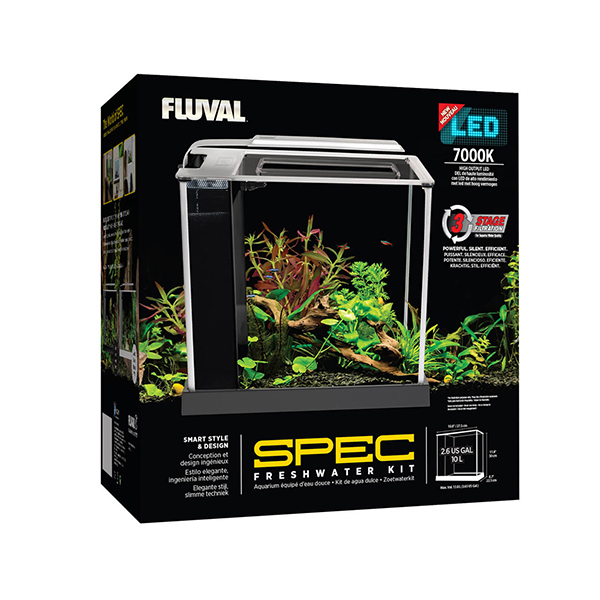 Fluval Spec Akvaryum (Beyaz, 10 Lt)