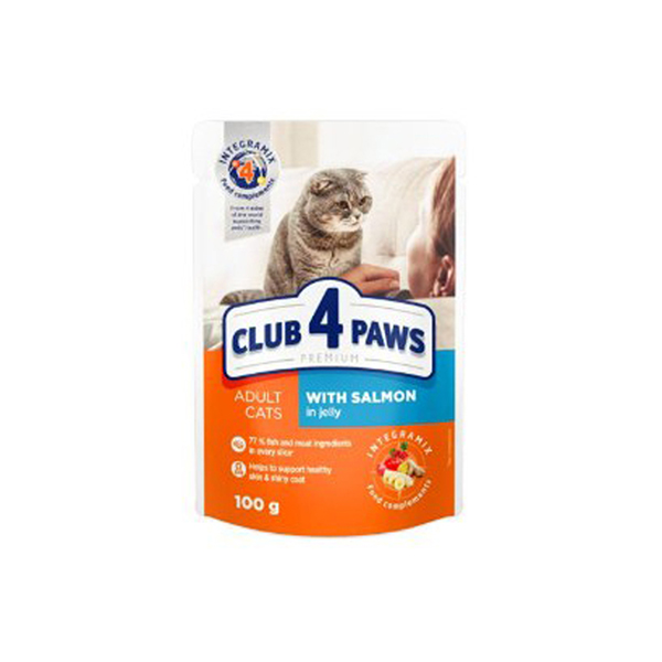 Club4Paws Premium Somonlu Pouch Kedi Konservesi