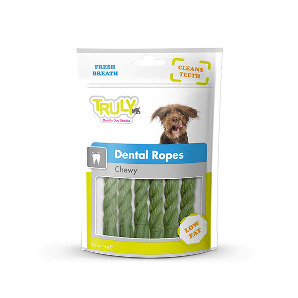 Truly Dental Ropes Diş Temizleyici Yumuşak Köpek Ödül Maması