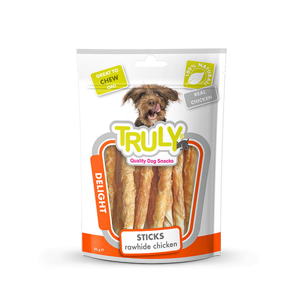 Truly Burgu Şekilli Tavuk ve Havuçlu Yumuşak Köpek Ödül Maması