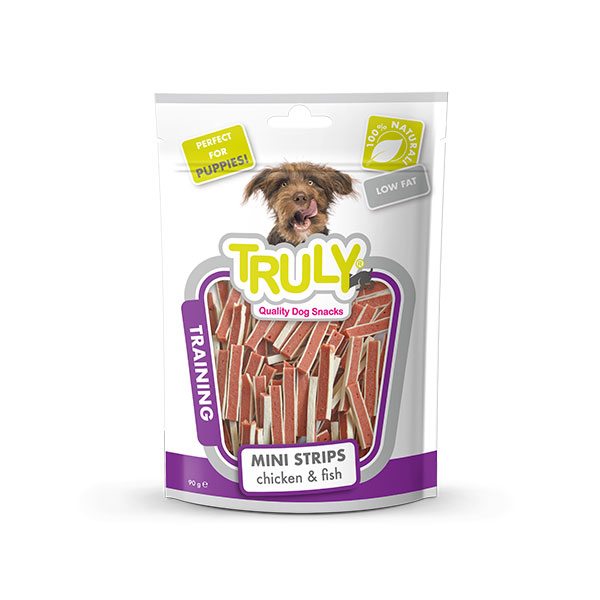 Truly Mini Tavuklu ve Mezgitli Sandviç Yumuşak Köpek Ödül Maması