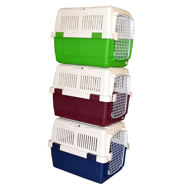 Qh Pet Cage Köpek Taşıma Çantası Metal Kapılı Bordo