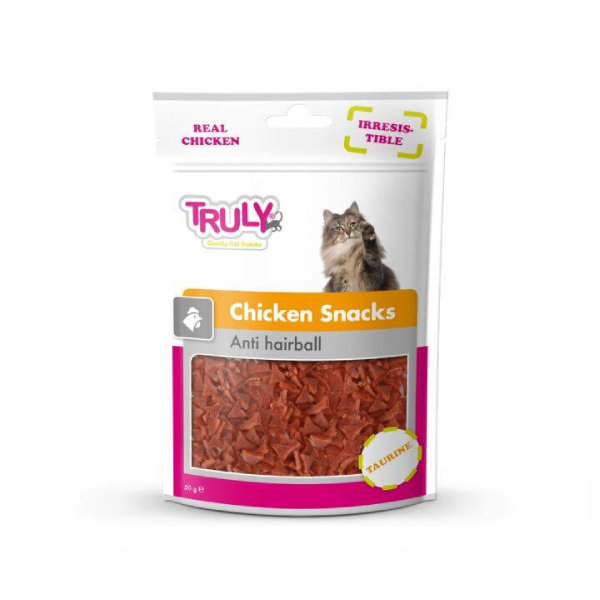 Truly Anti Hairball Tavuklu Tüy Yumağı Önleyici Kedi Ödül Maması
