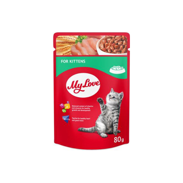 My Love Tavuklu Pouch Yavru Konserve Kedi Maması