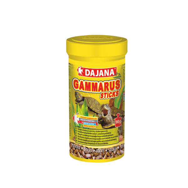 Dajana Gammarus Sticks Sürüngen Kaplumbağa Yemi 100 Ml (90 Gr, 1000 Ml)
