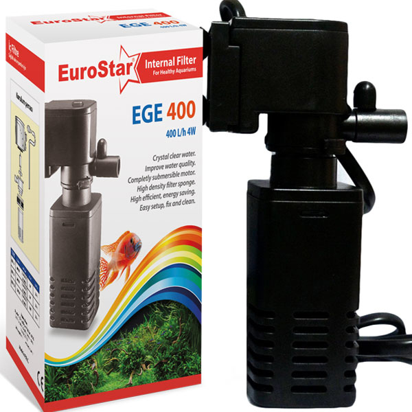 Euro Star Ege Akvaryum İç Filtre 15W 650 Lt/h (20W 880 Lt/h, 500)