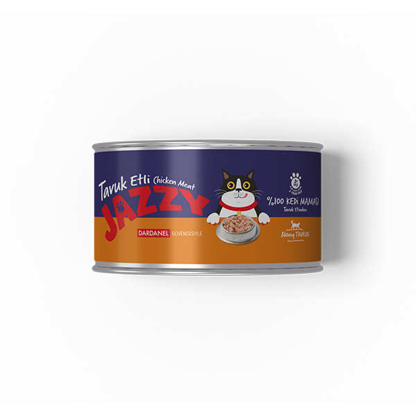 Jazzy Tavuklu Yetişkin Konserve Kedi Maması